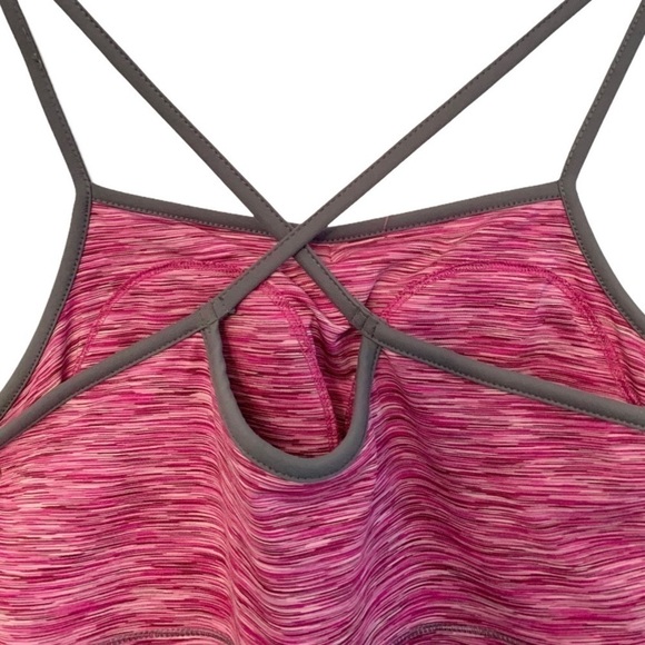 NEW DAKINI Athletic Ponte Knit Pink Gray Dress Size Large - Picture 4 of 7